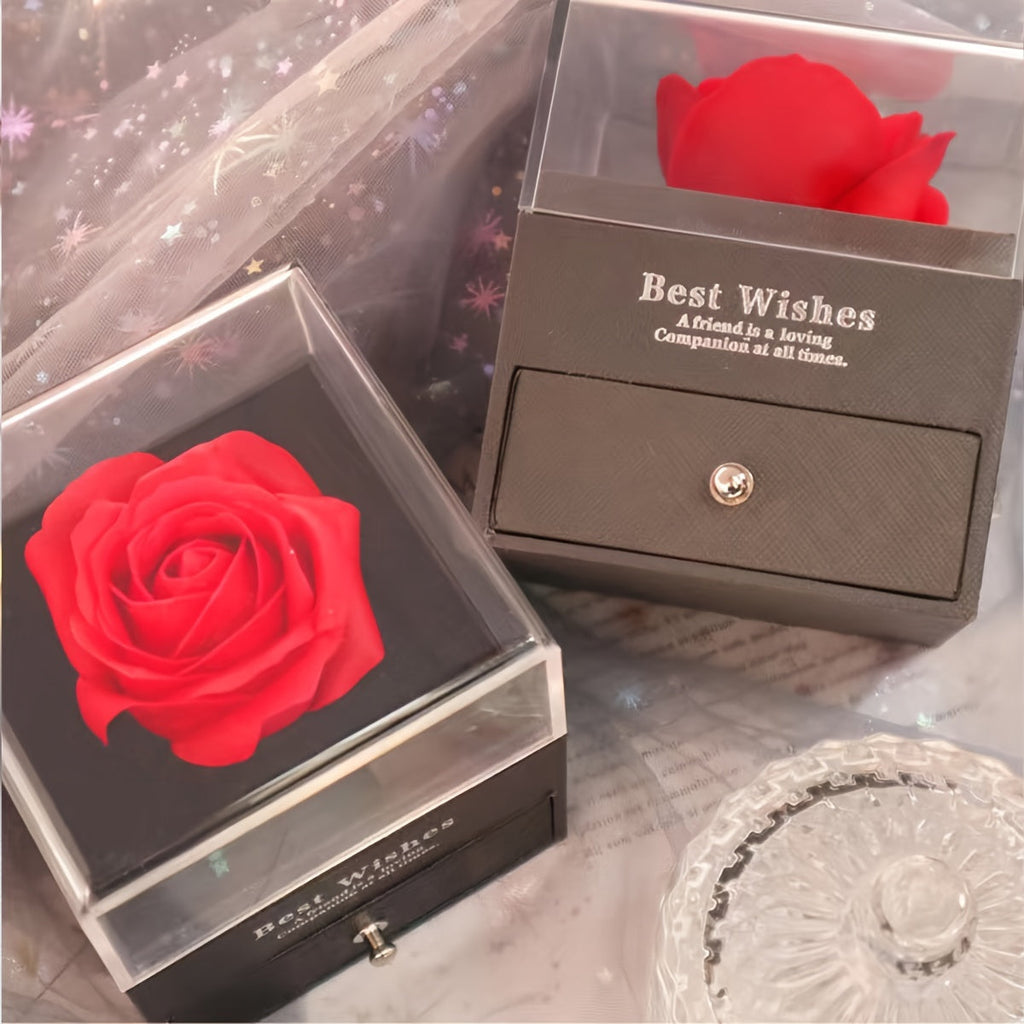 Love Rose Necklace Elegant Gift-3