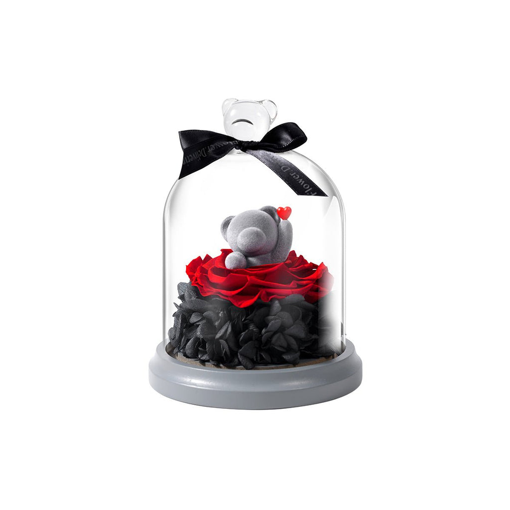 Heartfelt Everlasting Bloom Teddy Bear-1