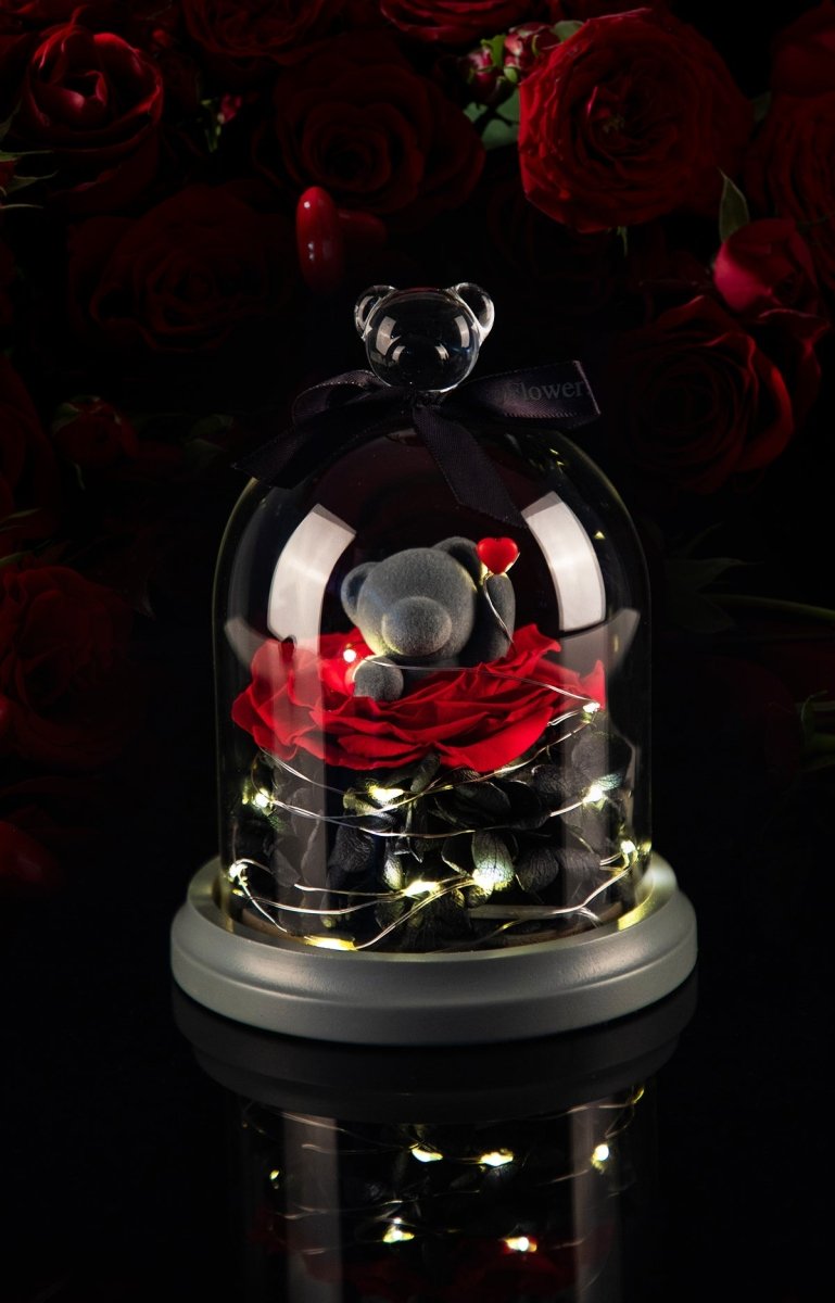 Heartfelt Everlasting Bloom Teddy Bear-0